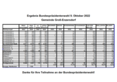 Ergebnis Bundespräsidentenwahl 2022 Groß-Enzersdorf