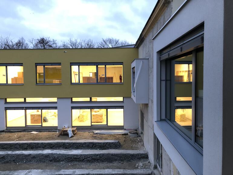 Großprojekt Umbau Volksschule Groß-Enzersdorf -  Ende der 1. Bauphase 
