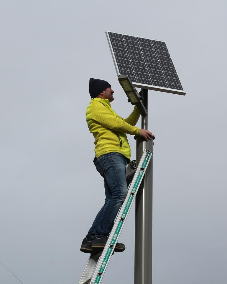 Neue Solarleuchten für die Park & Ride Anlage