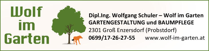 Dipl.Ing. Wolfgang Schuler – Wolf im Garten